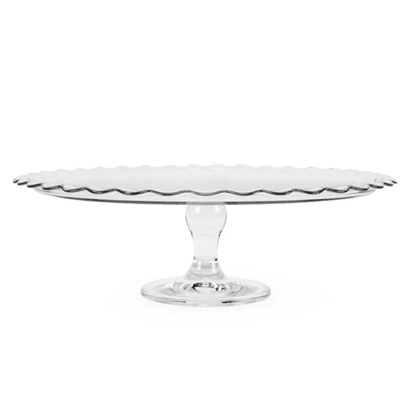 Alzata In Vetro Porta Dolci Patisserie 37cm Maxi