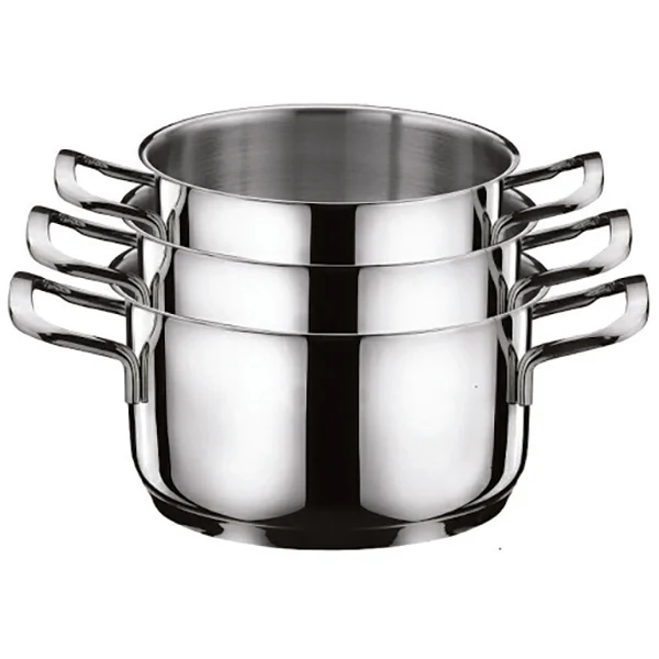 Set 3 Casseruole Inox Anett Borella 24184