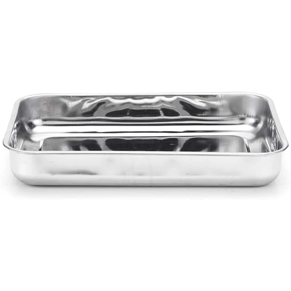 Teglia Rettangolare 18/C 35x26cm Steel Pan 105052