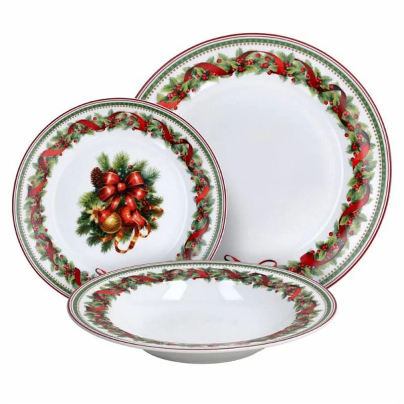 Servizio Tavola 18 Pezzi Olimpia Christmas Tognana