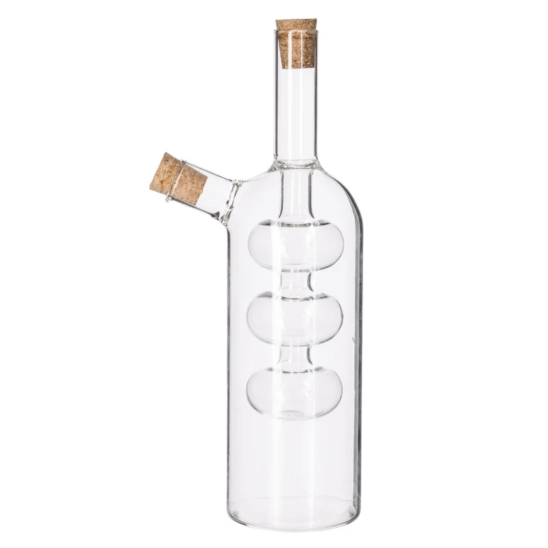 Porta Olio e Aceto 2in1 in Vetro 9 x 21 cm / 290 ml