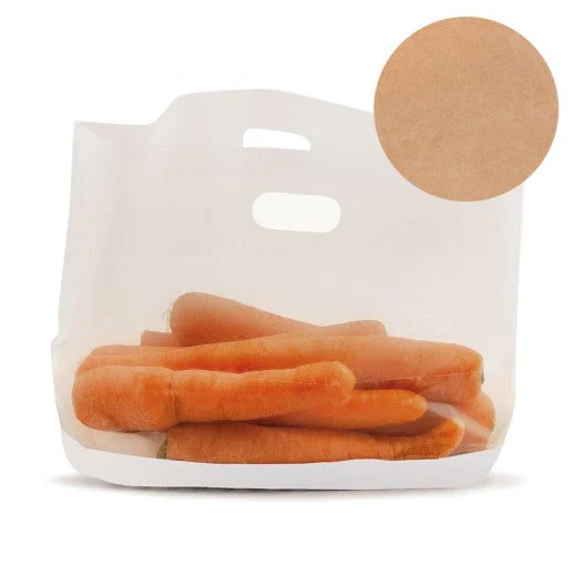 Sacchetti Kraft Avana e PPL 30 x 18 x 4,5 cm - 50 pezzi