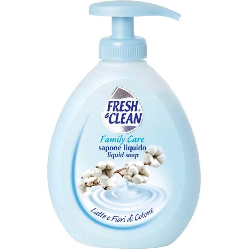 Fresh_clean Sapone Liquido Latte Fiori Cotone 300m