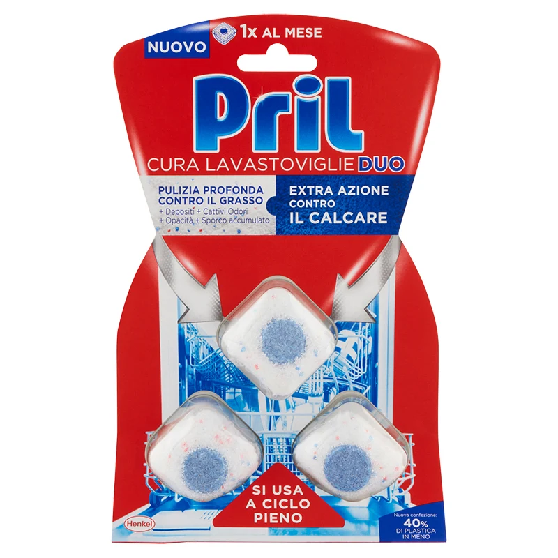 Pril Cura Lavastoviglie 3 Tabs Henkel