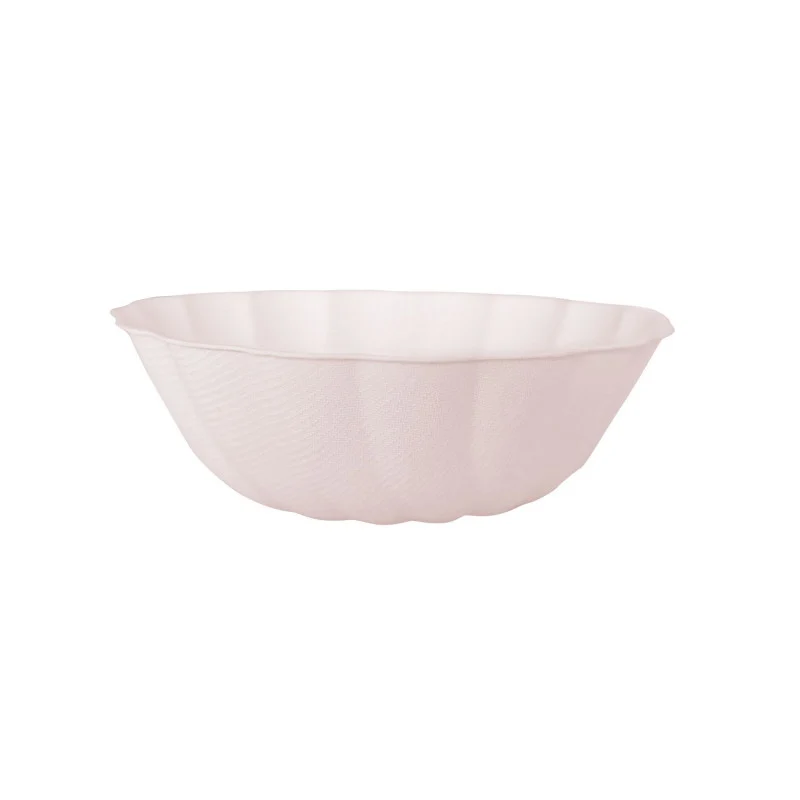 Ciotola Biocompostabile Tonda Rosa 15 cm - 6 pezzi