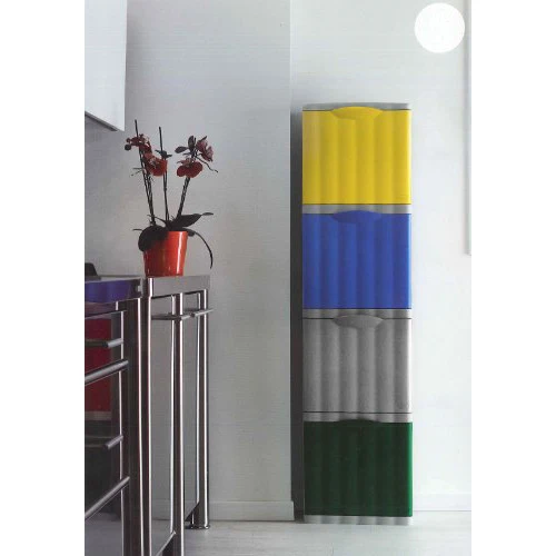 Pattumiera Amica Eco Space Grigia 42555