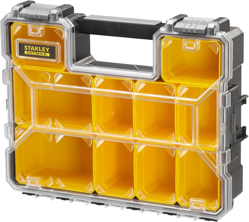 Stanley 1-97-521 - Organizer valigetta porta attrezzi a 10 scomparti FATMAX