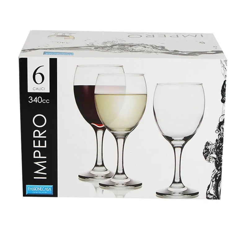 Set 6 Calici Acqua 340cc Impero 1859