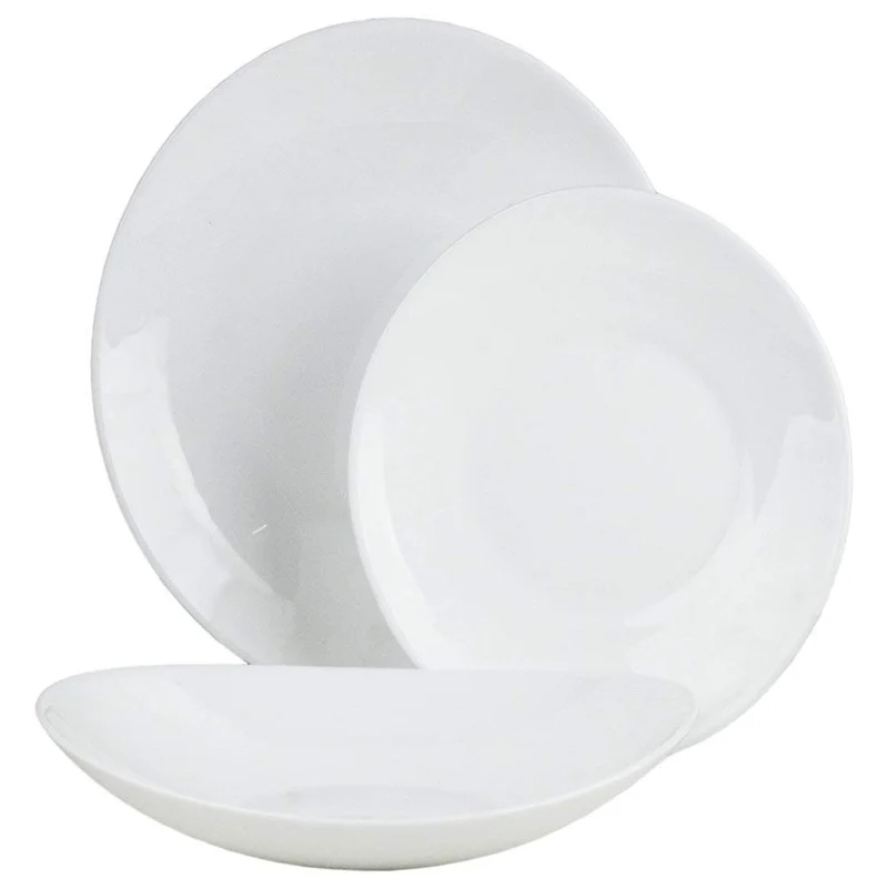 Servizio 18 Pezzi Bianco Bormioli