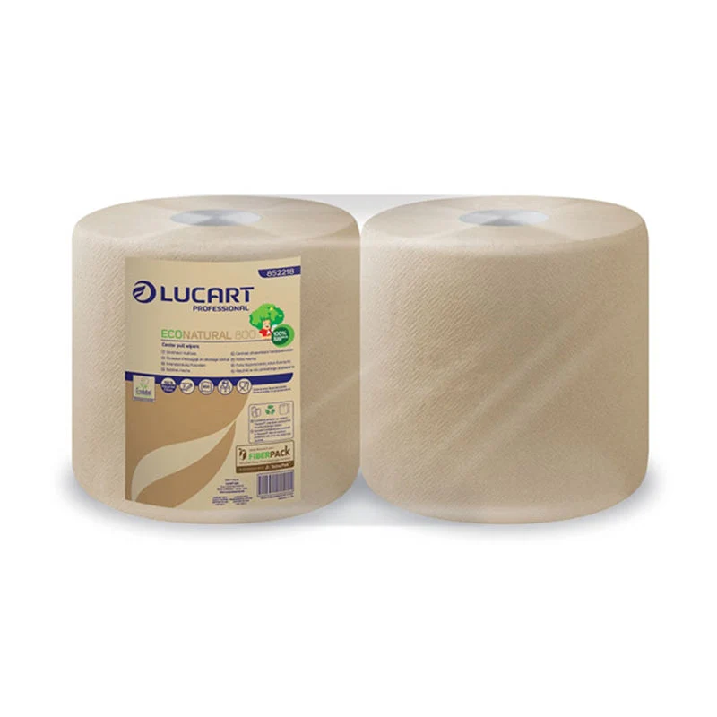 Asciugatutto Eco Econatural Lucart 800 Strappi 2 Veli - 2 rotoli