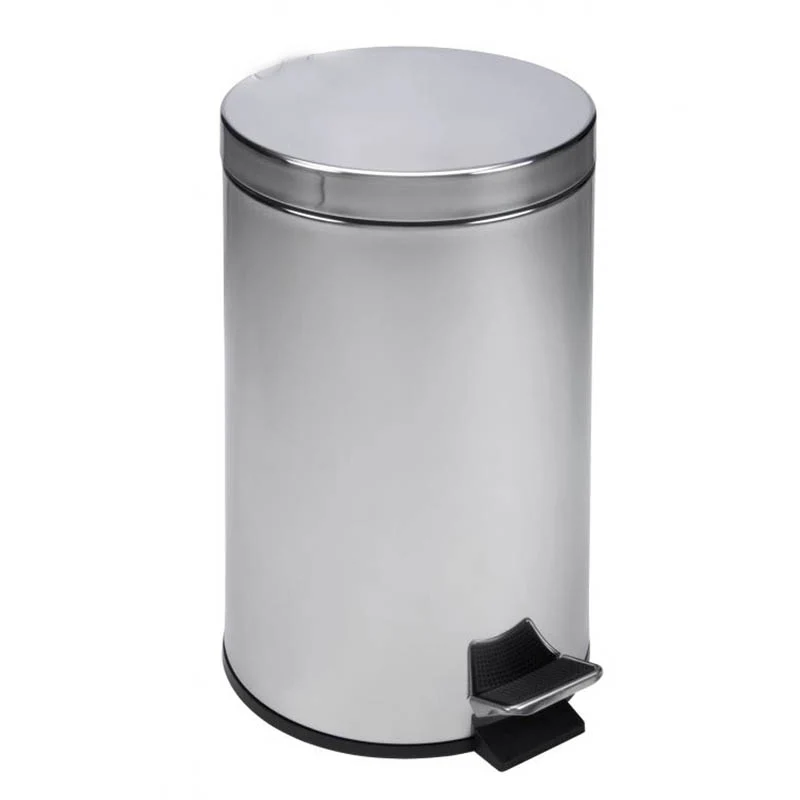 Pattumiera Inox 12lt Con Pedale . H39