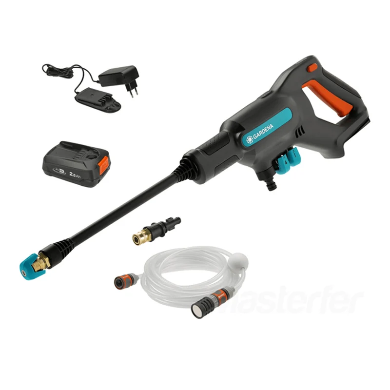 Gardena Acquaclean 28/18V P - Idropulitrice portatile a batteria 18V 2,5Ah