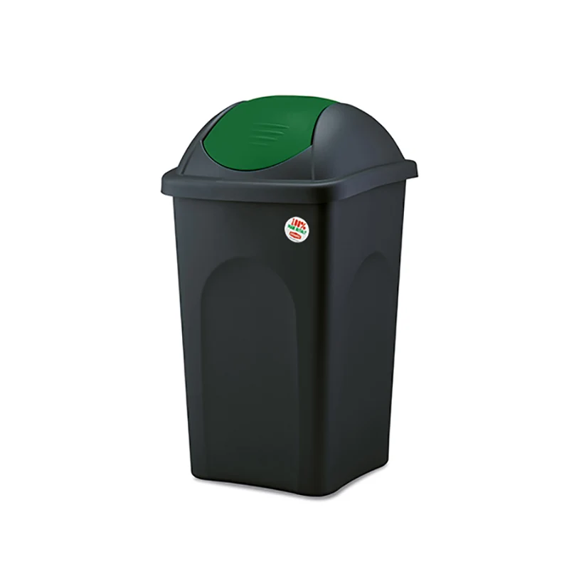Pattumiera Multipat 60lt Con Coperchio Verde