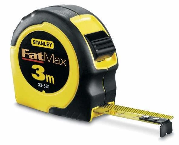 Flessometro 3 metri Stanley Fat Max 33-681