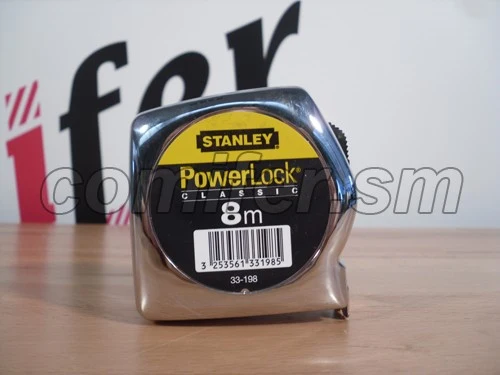 Flessometro 8 metri Stanley Powerlock 33-198