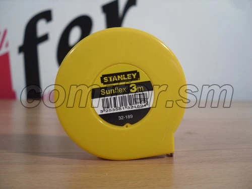 Flessometro 3 metri Stanley Sunflex 32-189