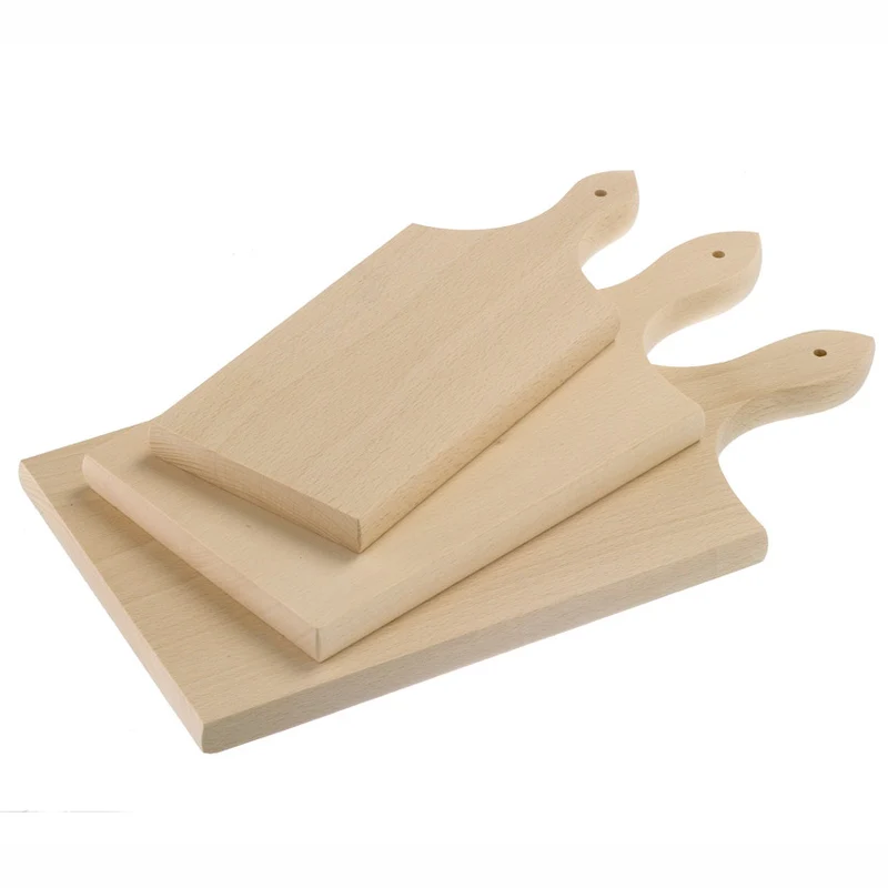 Tagliere Sagomato Con Manico Legno 40x20x2 273