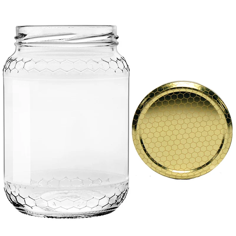 Barattolo Miele 1kg Con Tappo 82, Italy Glass