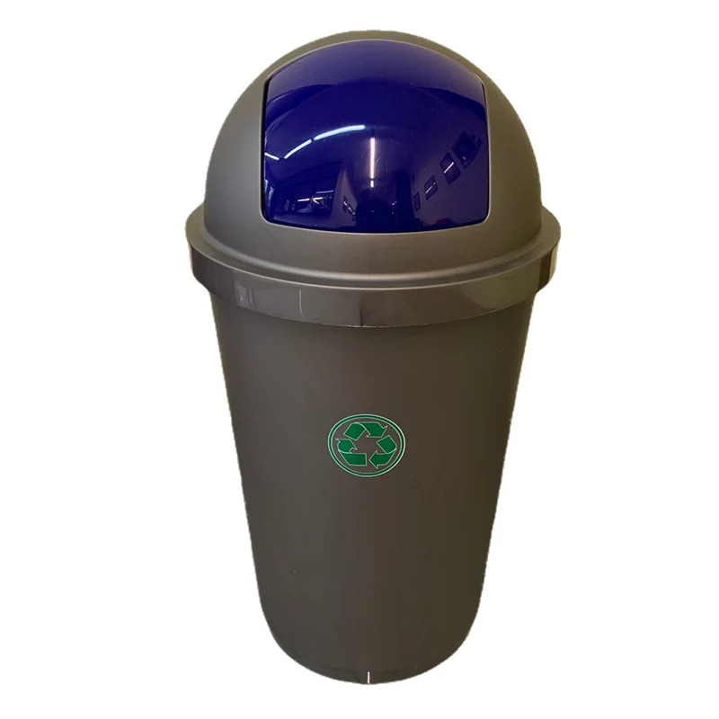 Bidone Push Bin 70lt Blu