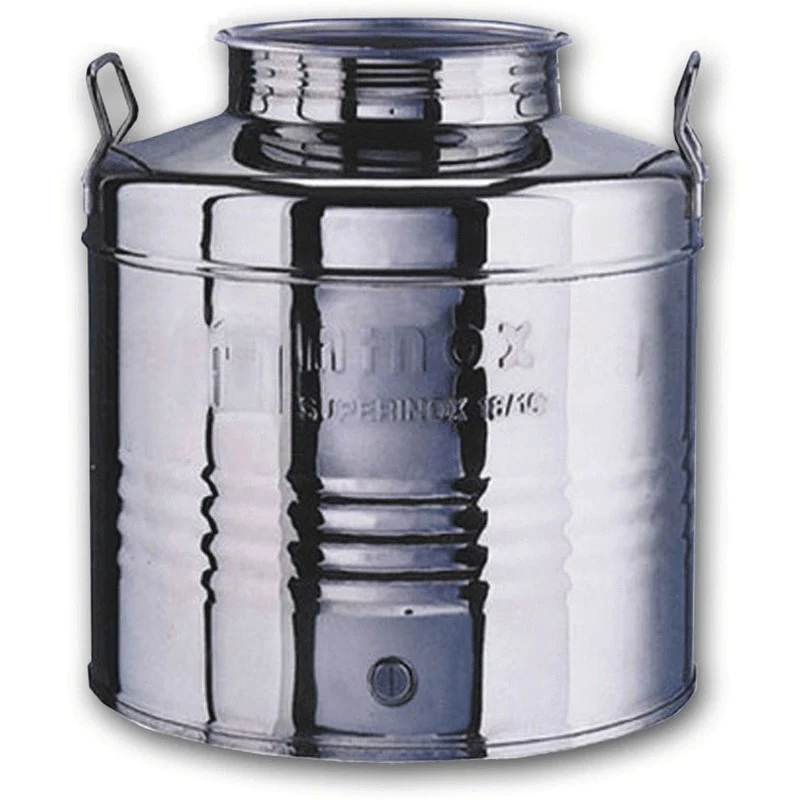 FUSTO OLIO 50LT INOX GRAFFATO MINOX