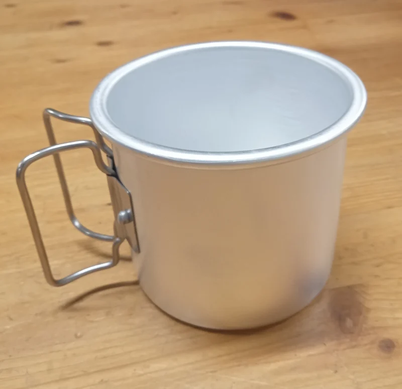 Tazza alluminio 0.50 lt