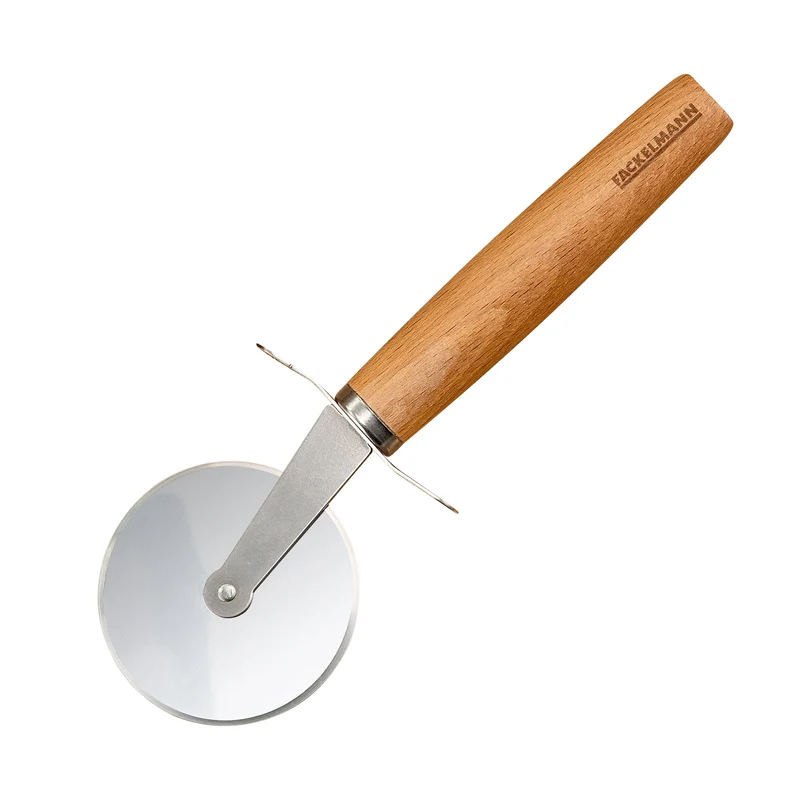 Rotella tagliapizza con manico in legno