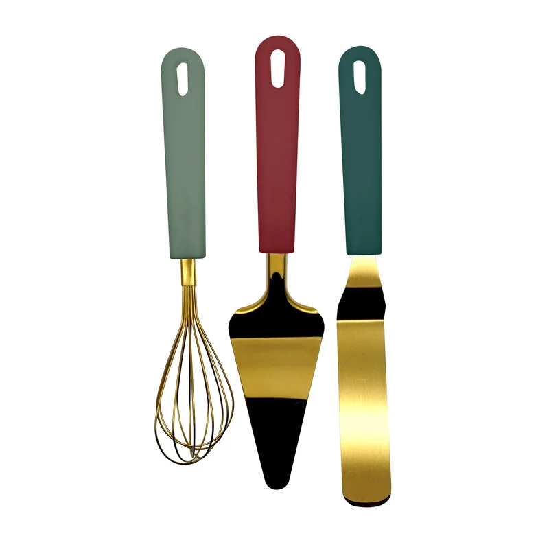 Set utensili natalizi, 3 accessori per la preparazione delle pietanze natalizie