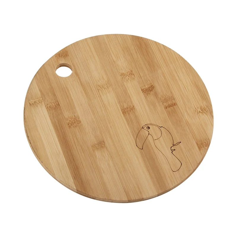 Tagliere rotondo in bambù Ø24cm
