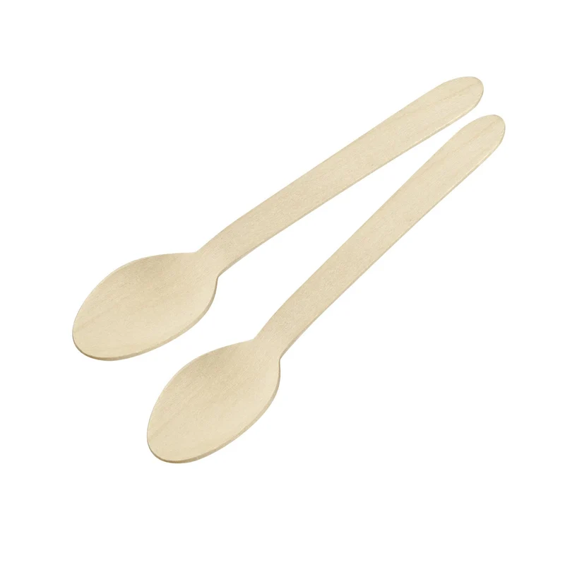 Cucchiai in legno FSC biodegradabili, 30 pz