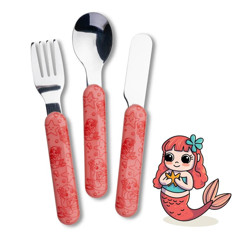 Set posate per bambini, 3 pezzi