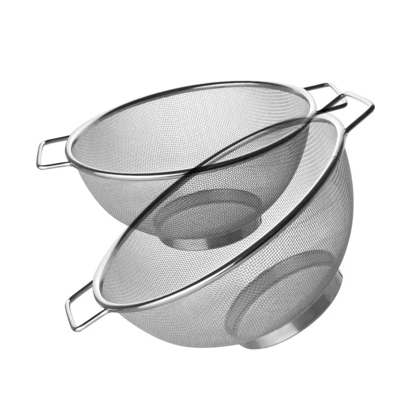 Set Scolapasta, in acciaio inox, 20 e 26 cm