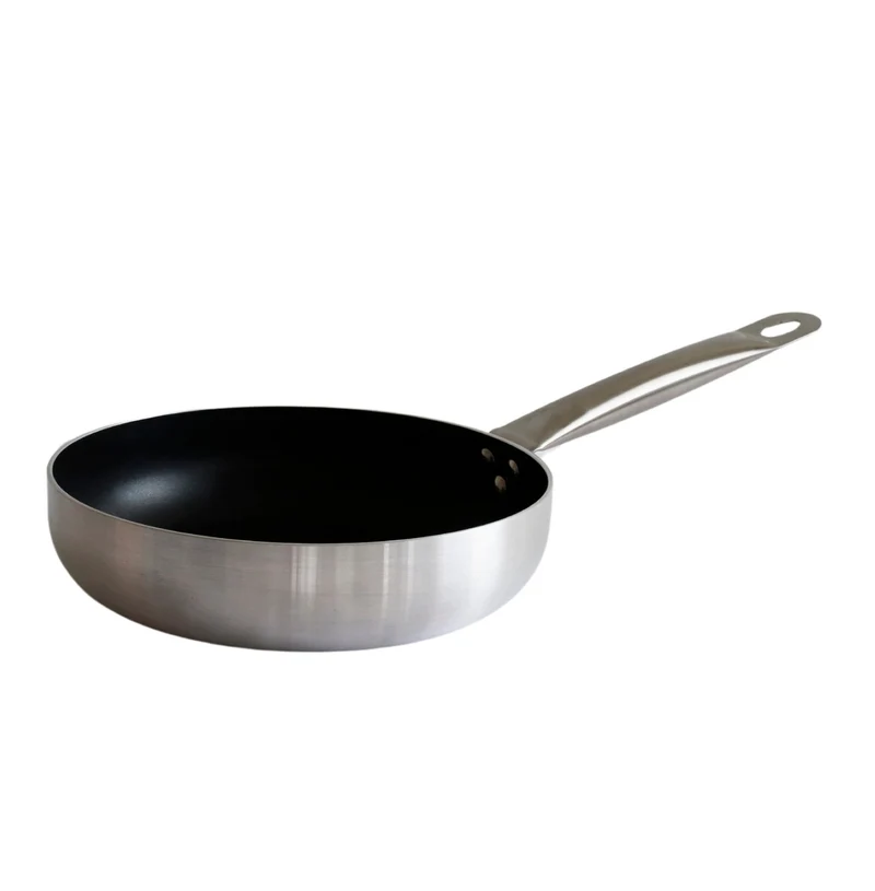 Padella alta da 24 cm, fondo a nido d'ape antiaderente