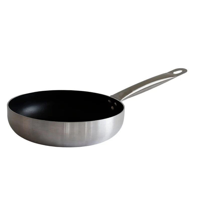Padella alta da 32 cm, fondo a nido d'ape antiaderente