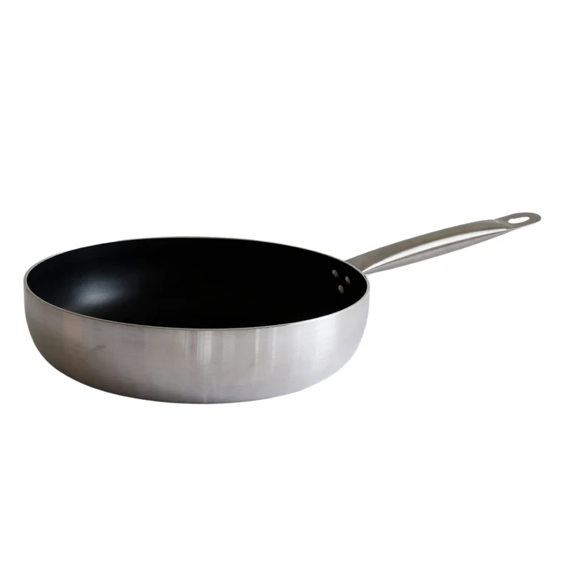 Padella alta da 30 cm, fondo a nido d'ape antiaderente