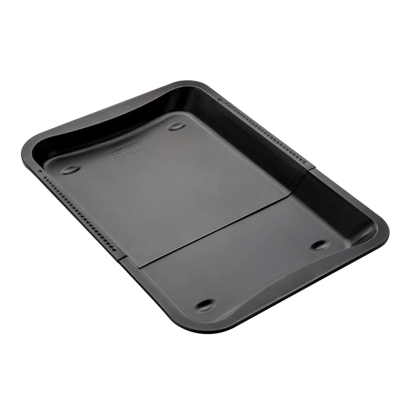 Teglia piastra universale estensibile 34,5-52cm, Linea Black Metallic