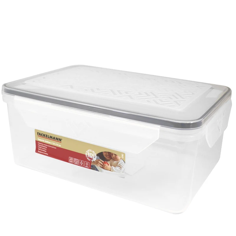 Contenitore ermetico, rettangolare, 3600ml, 24,5x16,5x9,5 cm