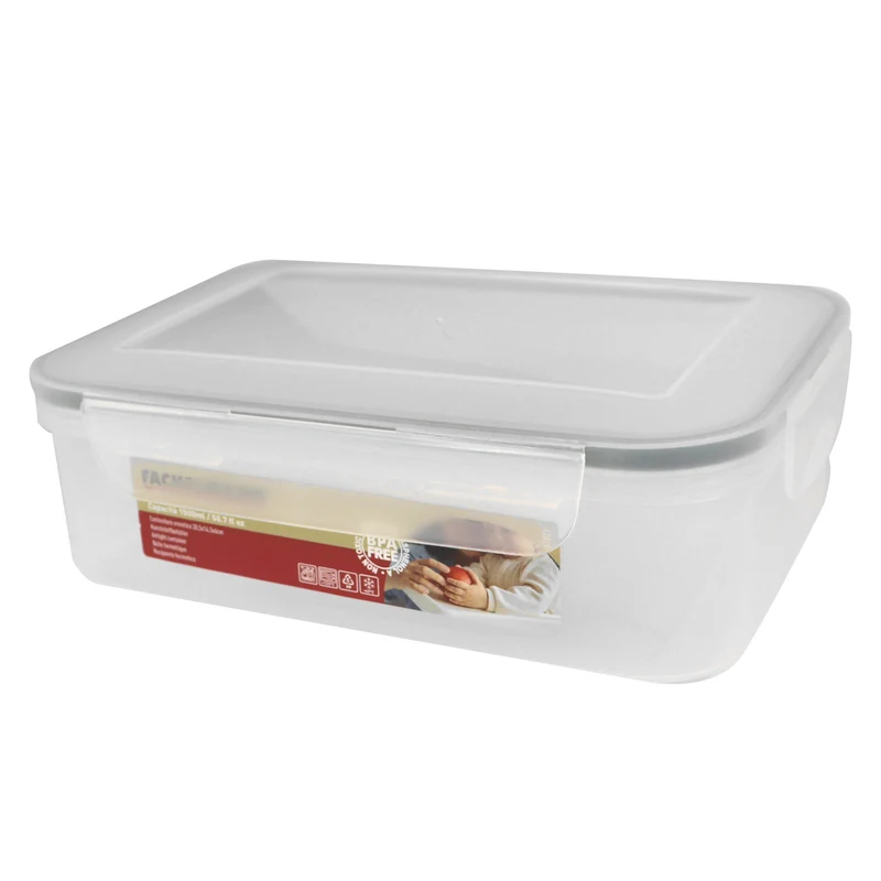 Contenitore ermetico, rettangolare, 1500 ml, 20,5x14,5x6 cm