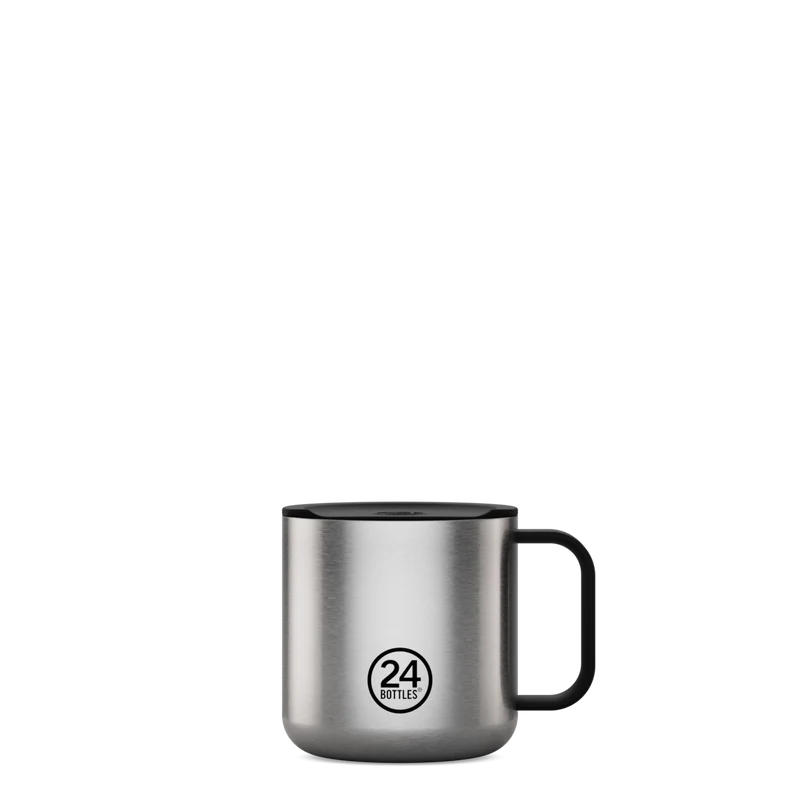 Casa Mug | Brushed Steel - 340 ml