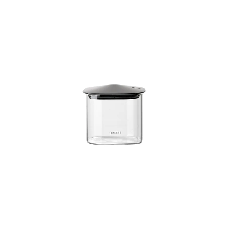 SET 2 SQUARE GLASS JARS "FRESH&STYLE" - S