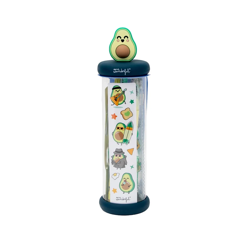 Set de escritura con charm - Aguacate