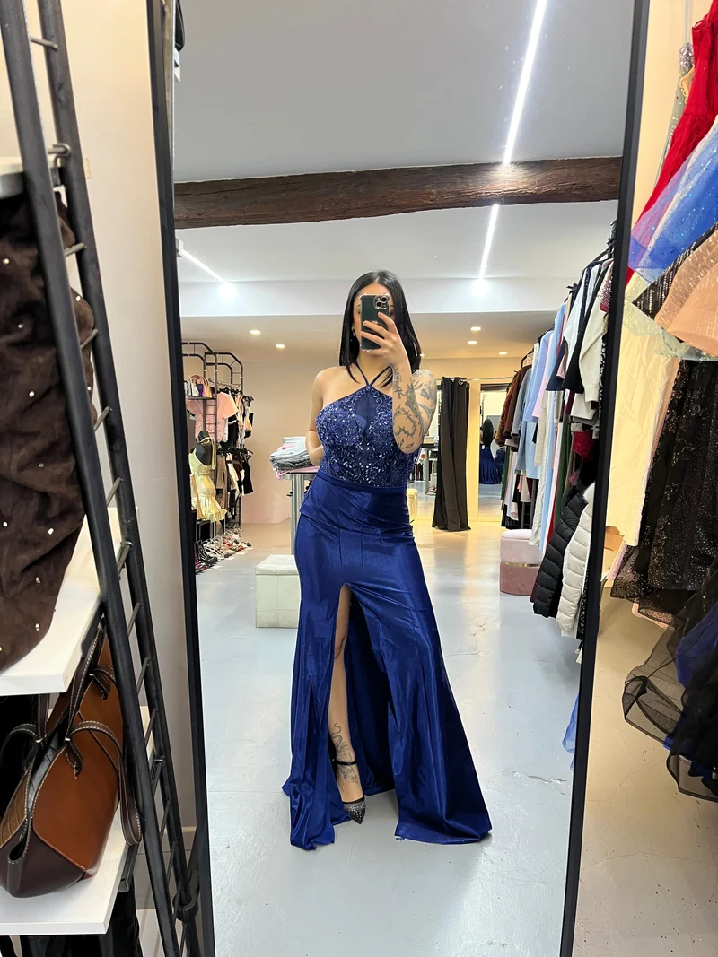 Abito total blue