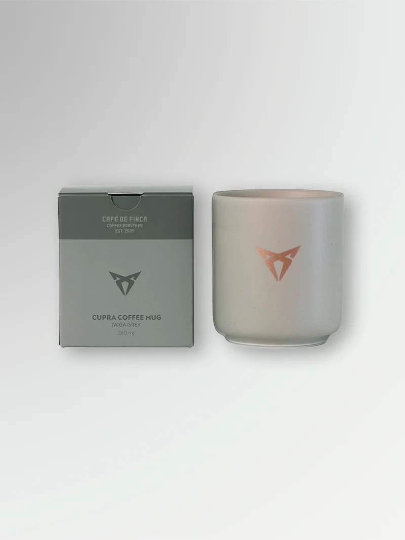 TAZA DE CAFÉ 280 ML BEIGE TAIGA - CAFÉ DE FINCA x CUPRA