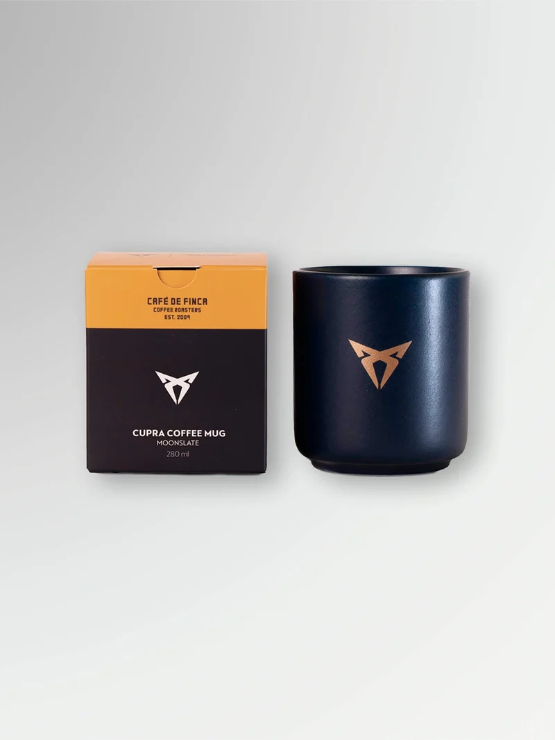 TAZA DE CAFÉ 280 ML AZUL MOONSLATE - CAFÉ DE FINCA x CUPRA