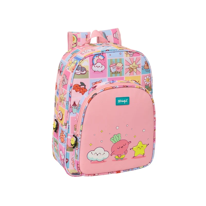Mochila infantil adaptable a carro Mr. Wonderful - Wonder Comic