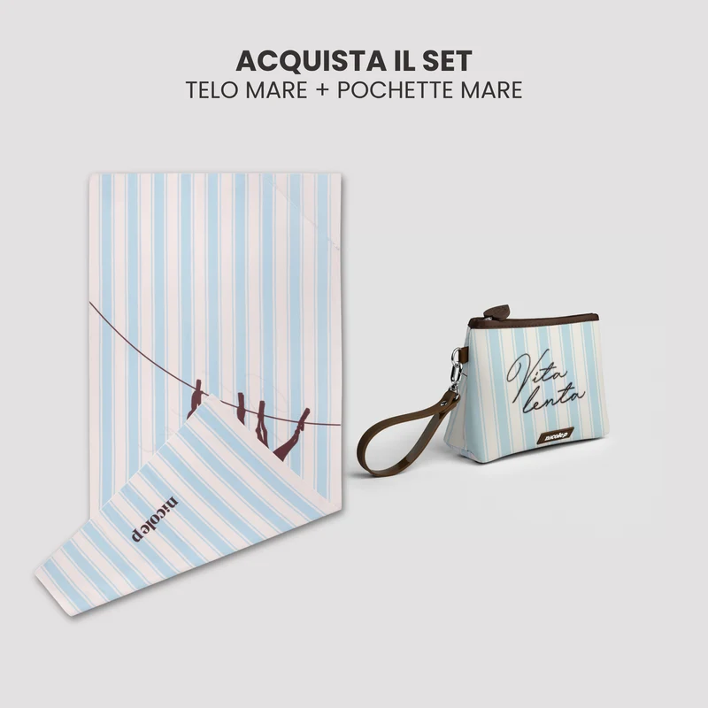 Telo Mare & Pochette Set - Vita Lenta