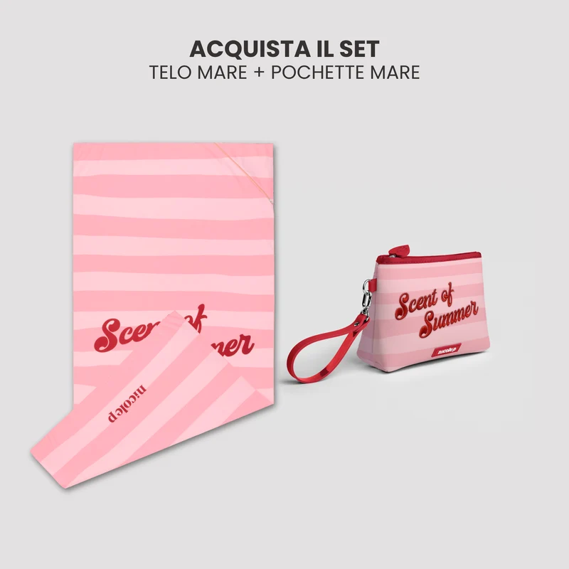 Telo Mare & Pochette Set - Scent Of Summer