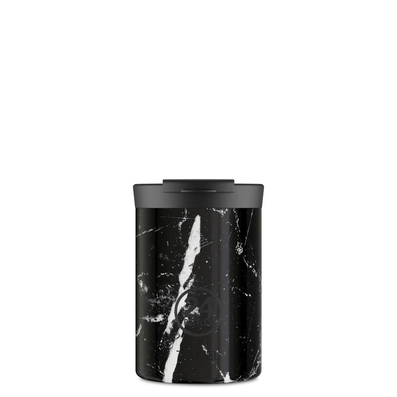 Travel Tumbler | Black Marble - 350 ml