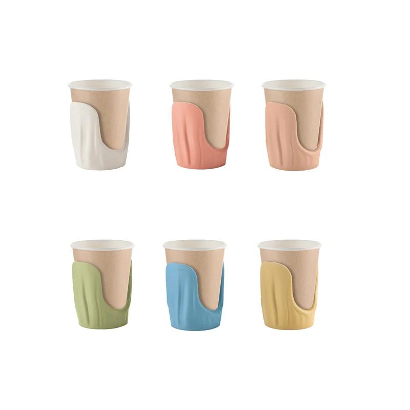SET OF 6 CUP HOLDERS "TIERRA"