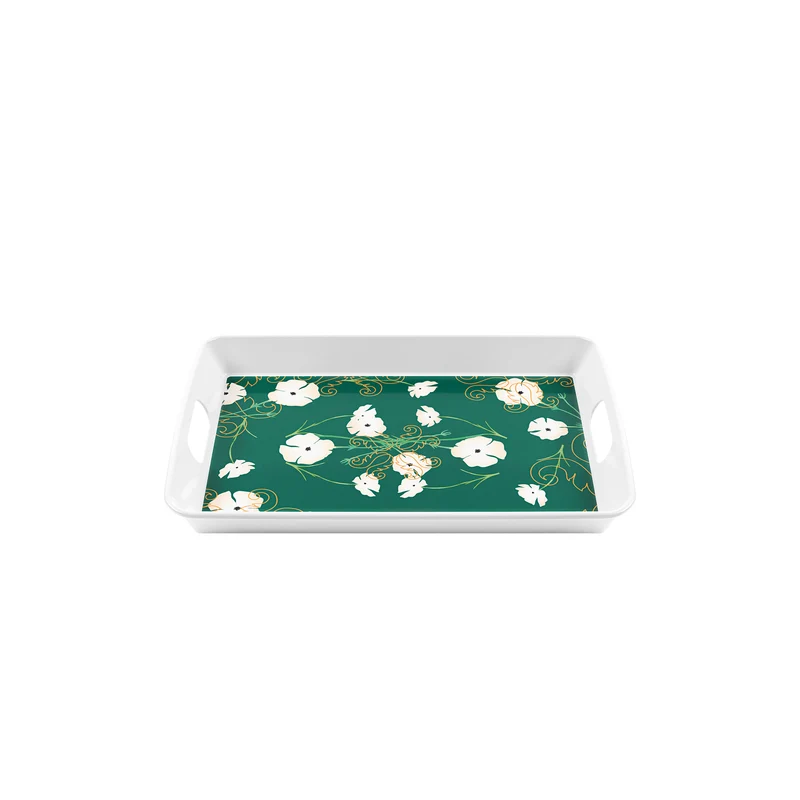 RECTANGULAR TRAY WITH HANDLES ''FUSION''