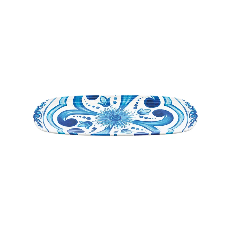 SMALL RECTANGULAR TRAY "BLUES"